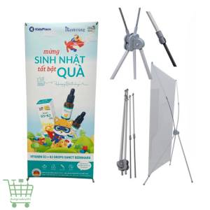 Standee X đa năng, giá chữ X đa năng