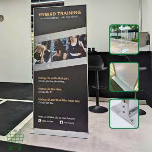Standee nhôm chân đứng cao cấp 2 mặt