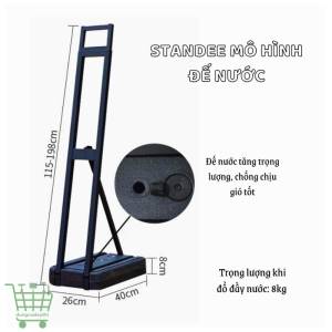Standee mô hình đế nước