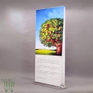 Standee cuốn nhựa hào hoa 2 mặt