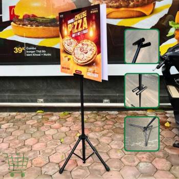 Kệ tranh chữ thập, giá để tranh chữ T 2 mặt